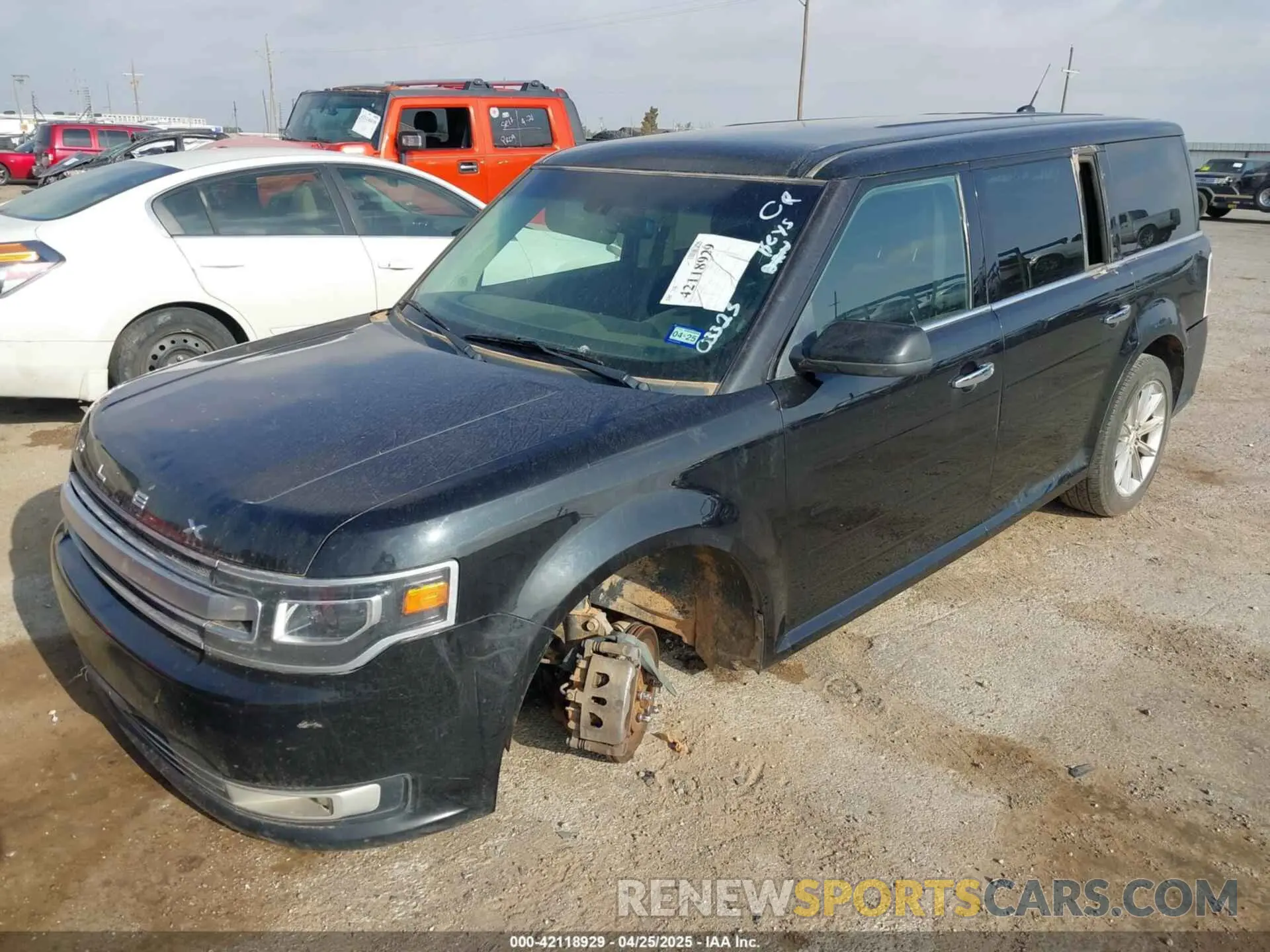 2 Photograph of a damaged car 2FMHK6D88KBA03323 FORD FLEX 2019