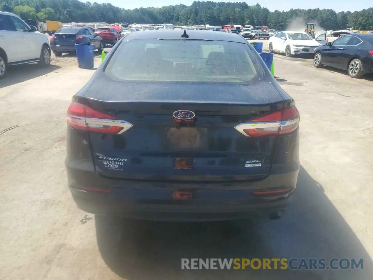 6 Photograph of a damaged car 3FA6P0CD0KR118210 FORD FUSION 2019