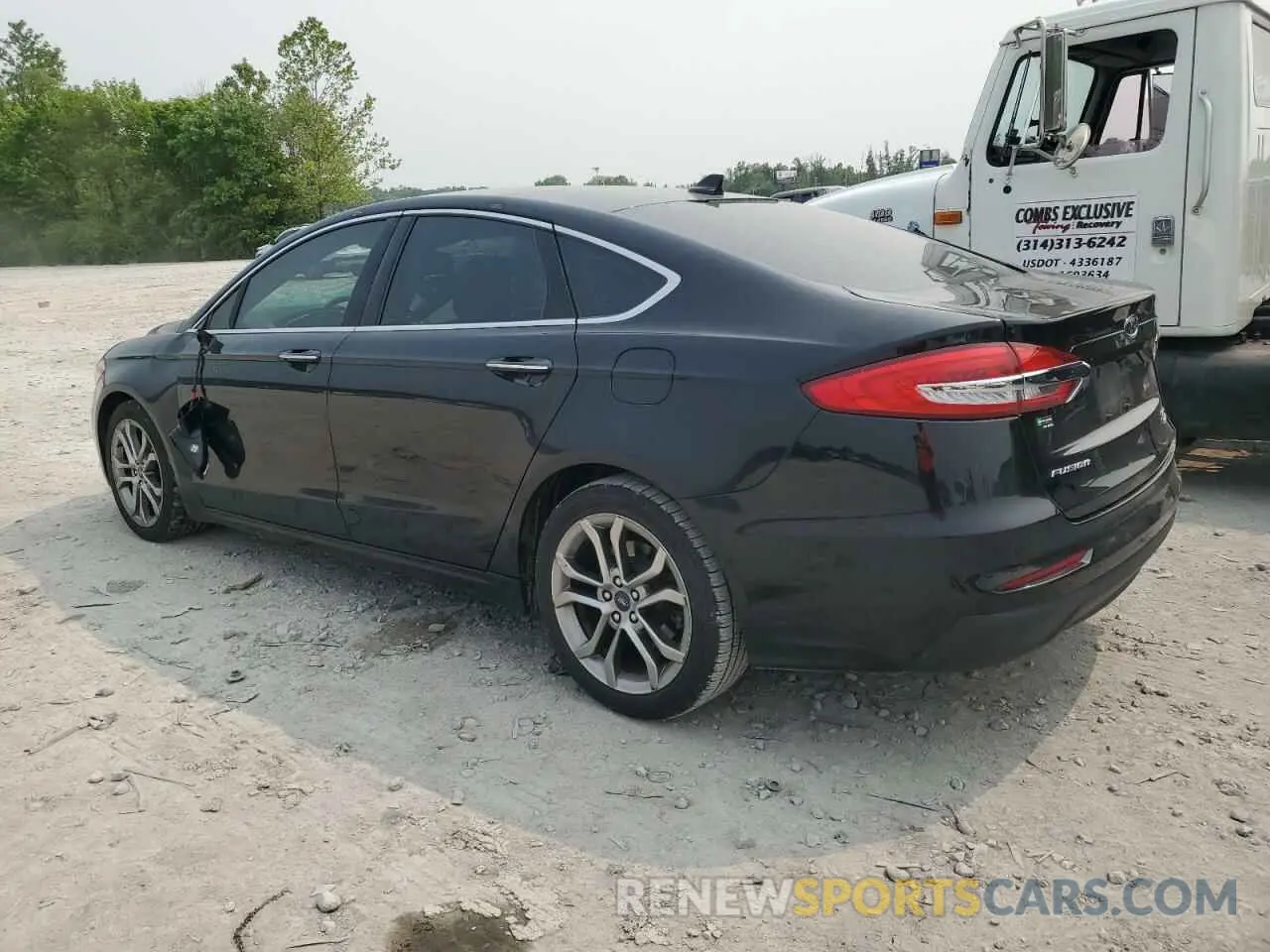 2 Photograph of a damaged car 3FA6P0CD0KR118336 FORD FUSION 2019