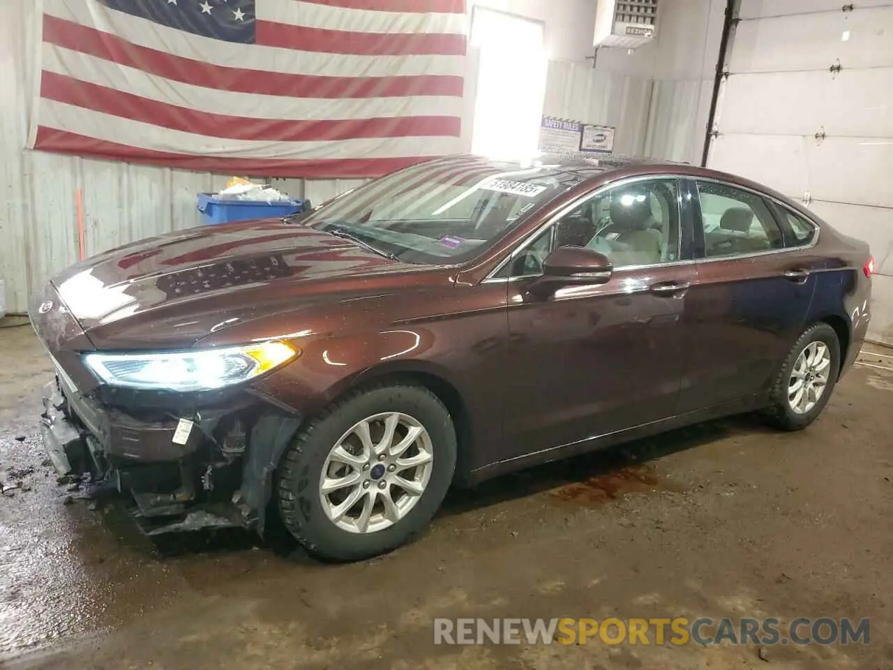 1 Photograph of a damaged car 3FA6P0CD0KR219957 FORD FUSION 2019