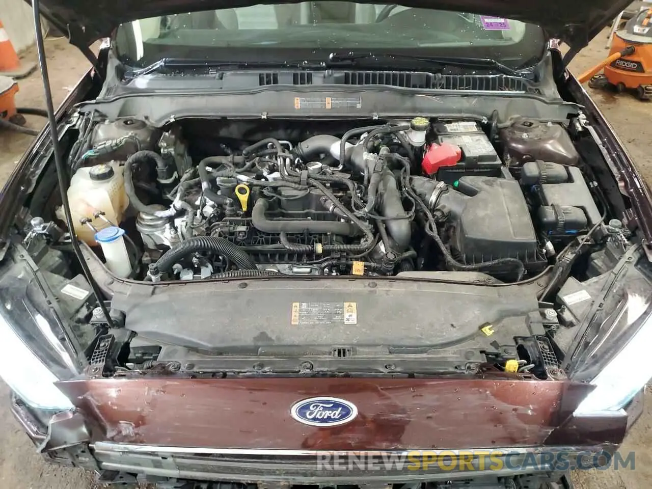 11 Photograph of a damaged car 3FA6P0CD0KR219957 FORD FUSION 2019