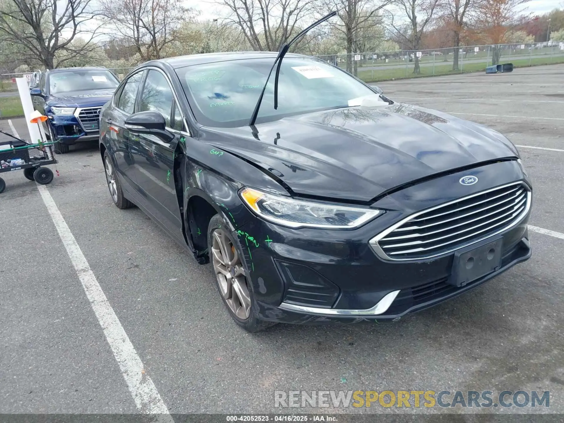 1 Photograph of a damaged car 3FA6P0CD0KR265210 FORD FUSION 2019