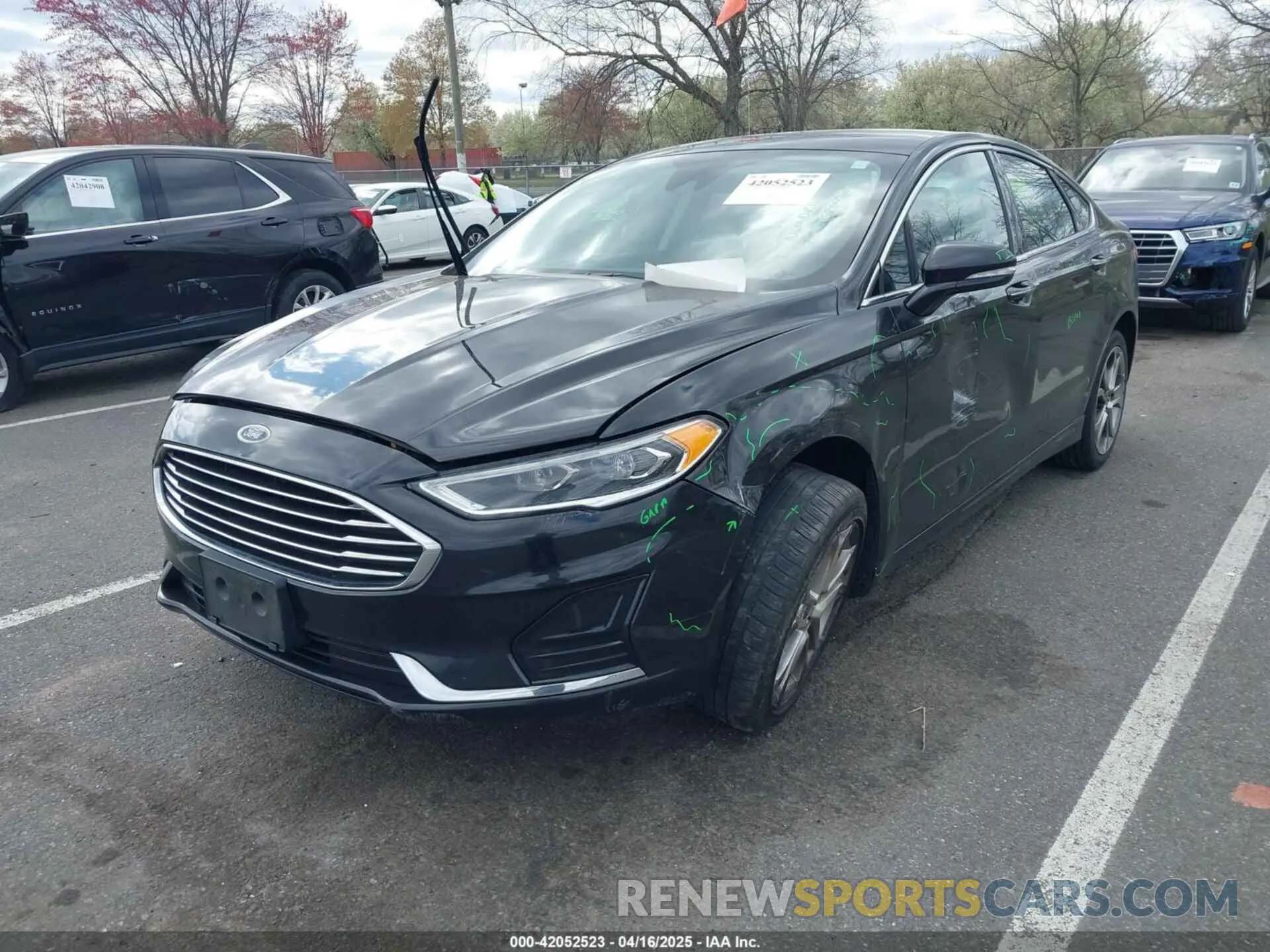 2 Photograph of a damaged car 3FA6P0CD0KR265210 FORD FUSION 2019