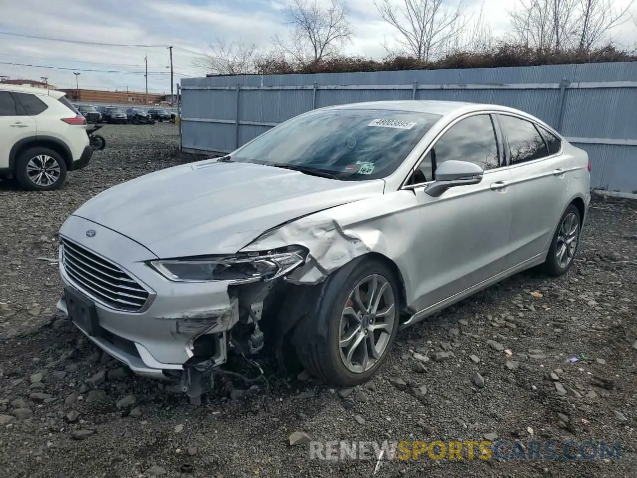1 Photograph of a damaged car 3FA6P0CD1KR150843 FORD FUSION 2019