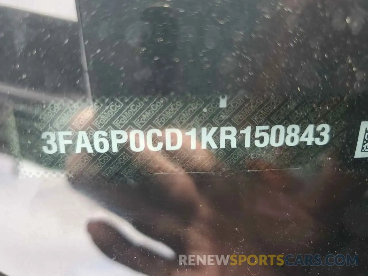 12 Photograph of a damaged car 3FA6P0CD1KR150843 FORD FUSION 2019
