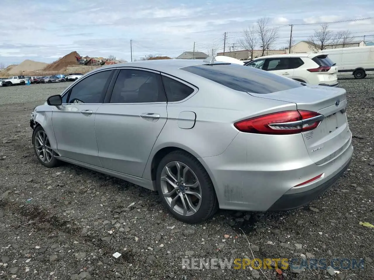 2 Photograph of a damaged car 3FA6P0CD1KR150843 FORD FUSION 2019