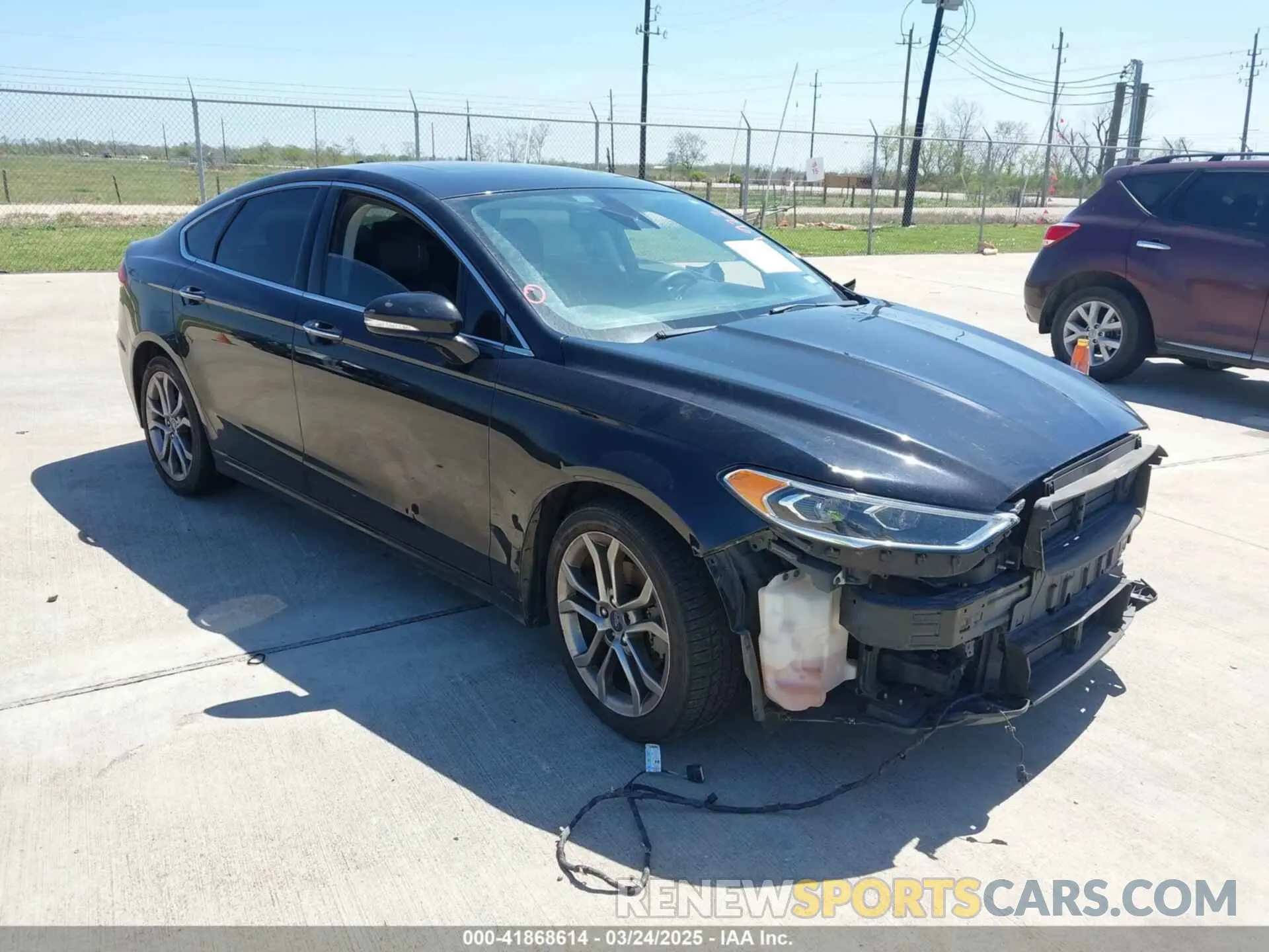 1 Photograph of a damaged car 3FA6P0CD2KR113476 FORD FUSION 2019