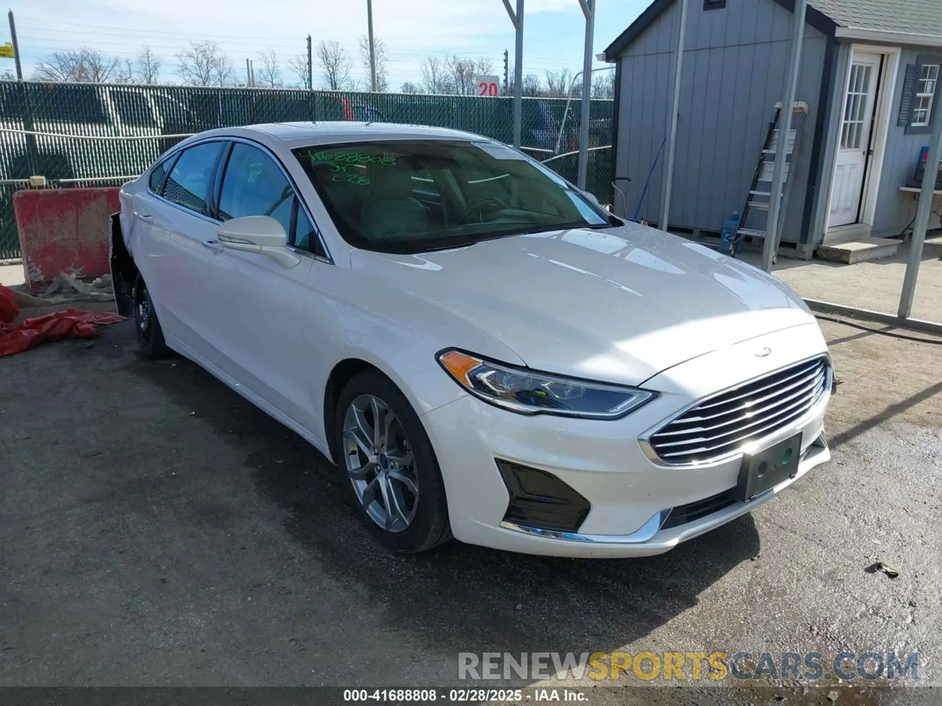 1 Photograph of a damaged car 3FA6P0CD2KR194818 FORD FUSION 2019