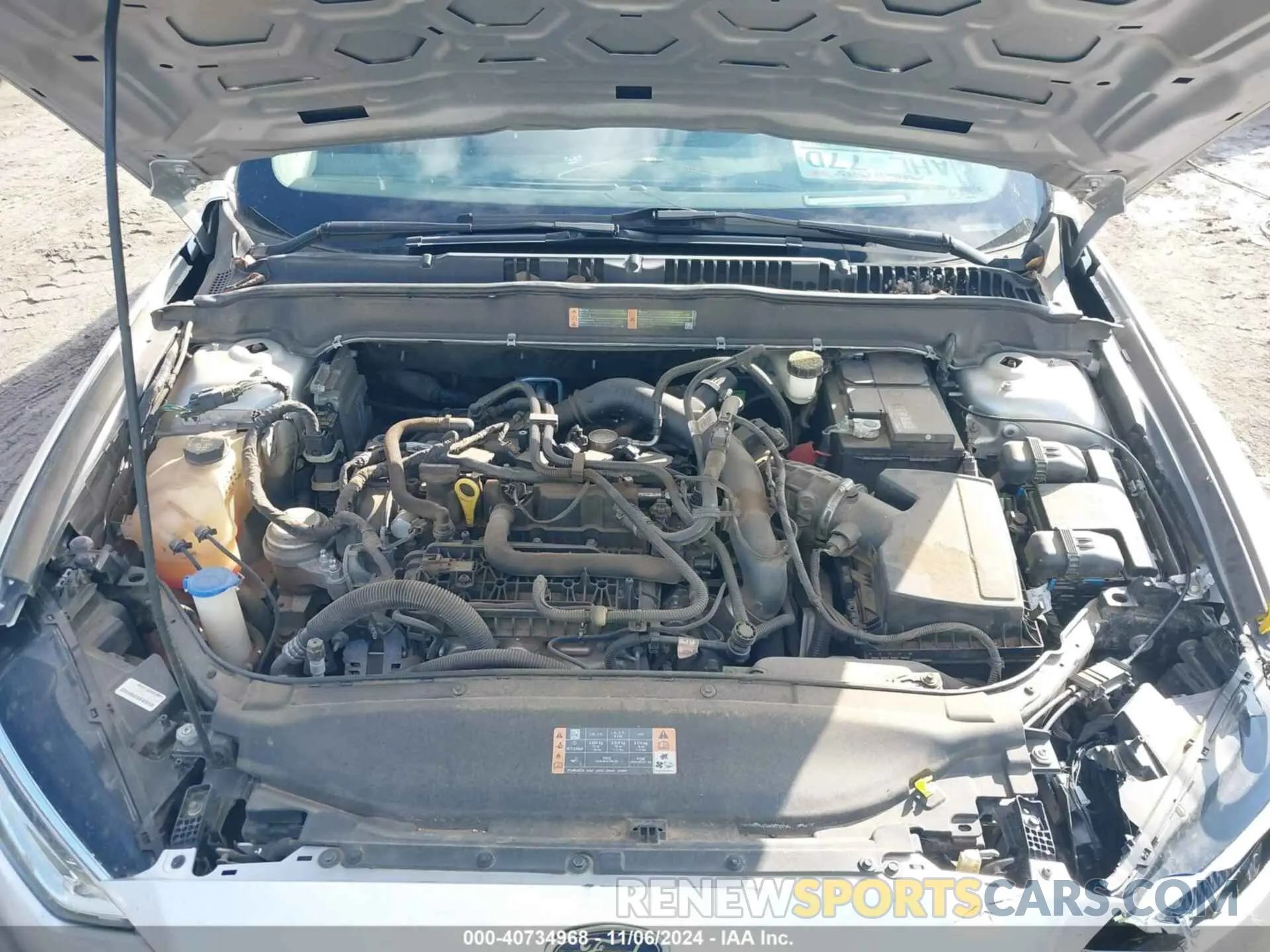 10 Photograph of a damaged car 3FA6P0CD2KR236596 FORD FUSION 2019