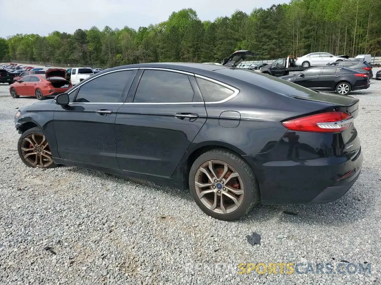 2 Photograph of a damaged car 3FA6P0CD3KR116452 FORD FUSION 2019