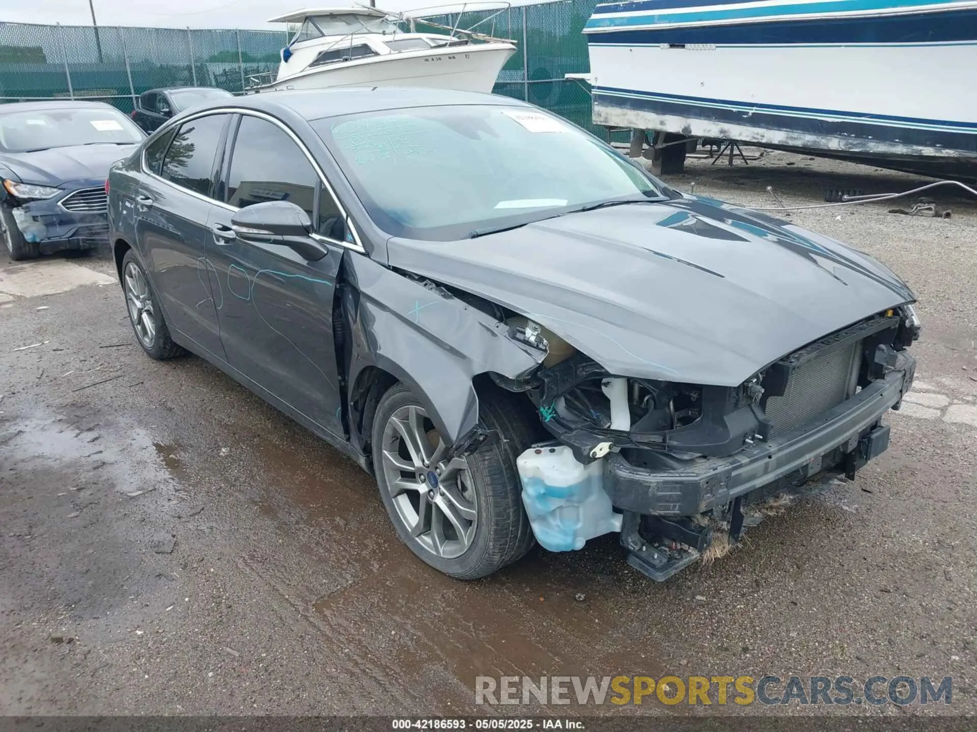 1 Photograph of a damaged car 3FA6P0CD3KR259854 FORD FUSION 2019