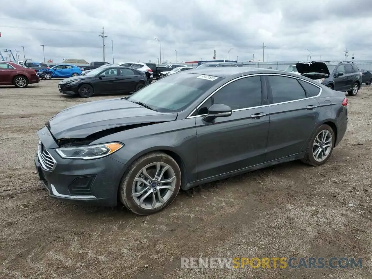 1 Photograph of a damaged car 3FA6P0CD4KR181911 FORD FUSION 2019