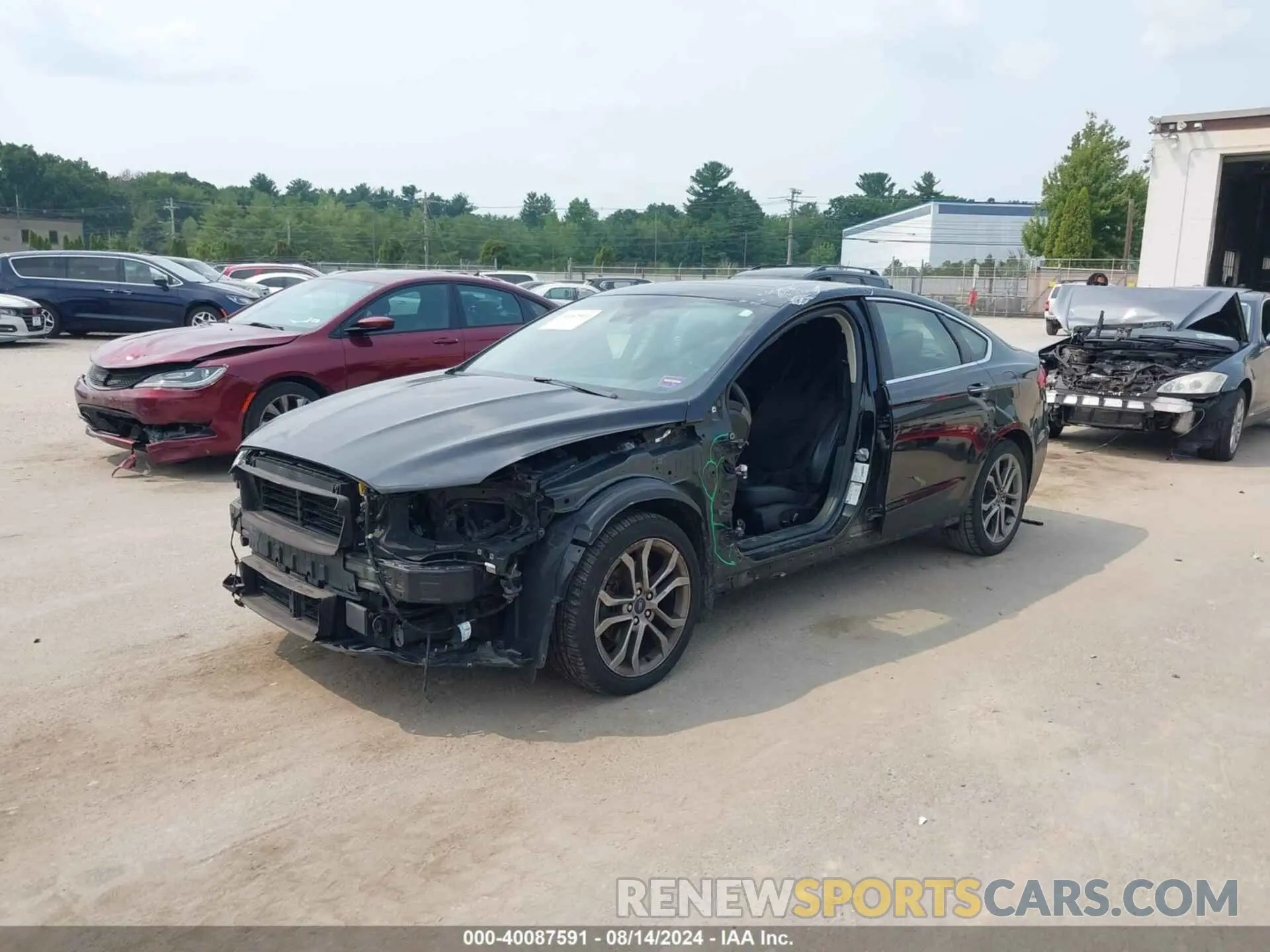 2 Photograph of a damaged car 3FA6P0CD4KR224479 FORD FUSION 2019