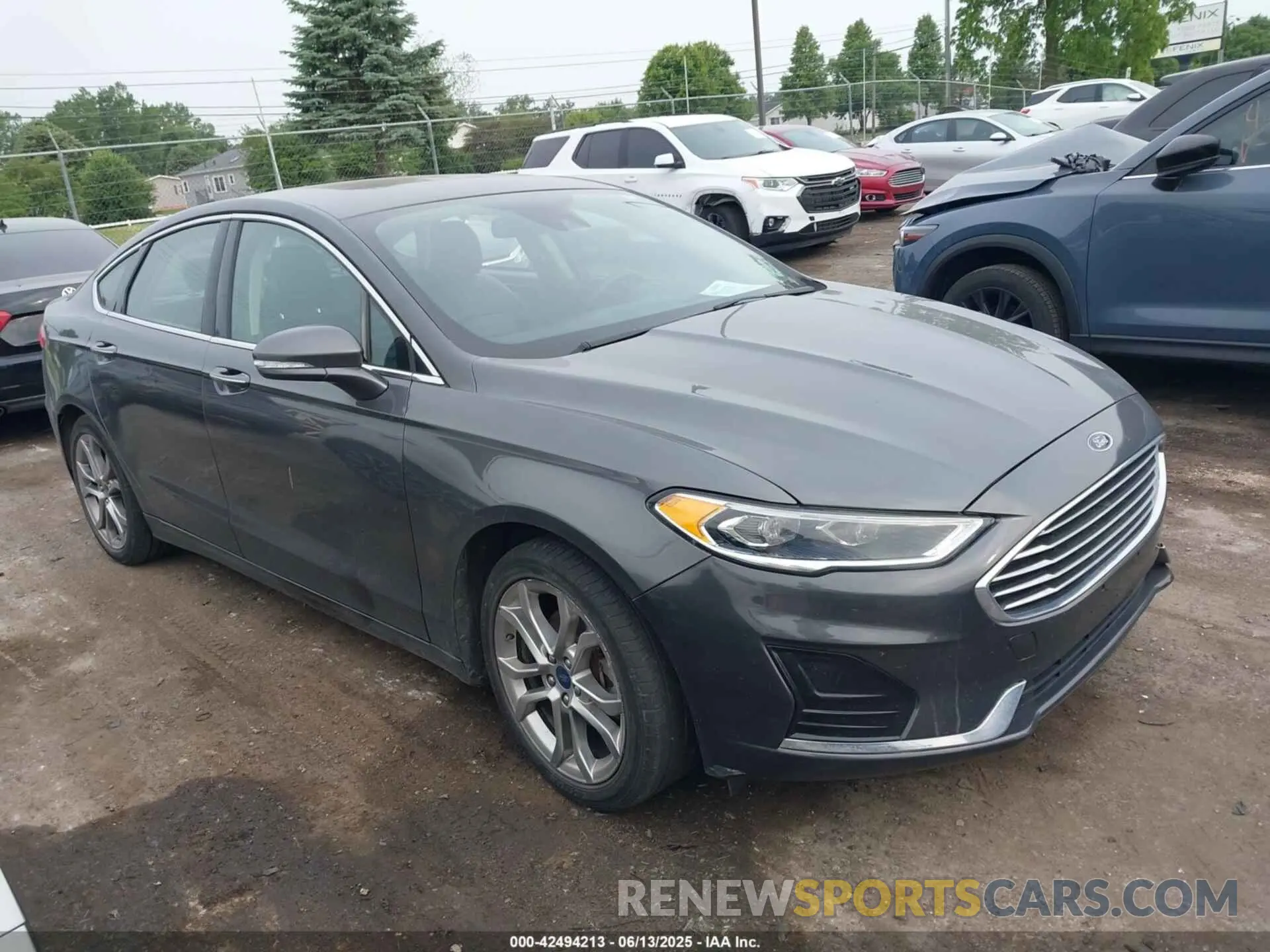 1 Photograph of a damaged car 3FA6P0CD5KR180136 FORD FUSION 2019