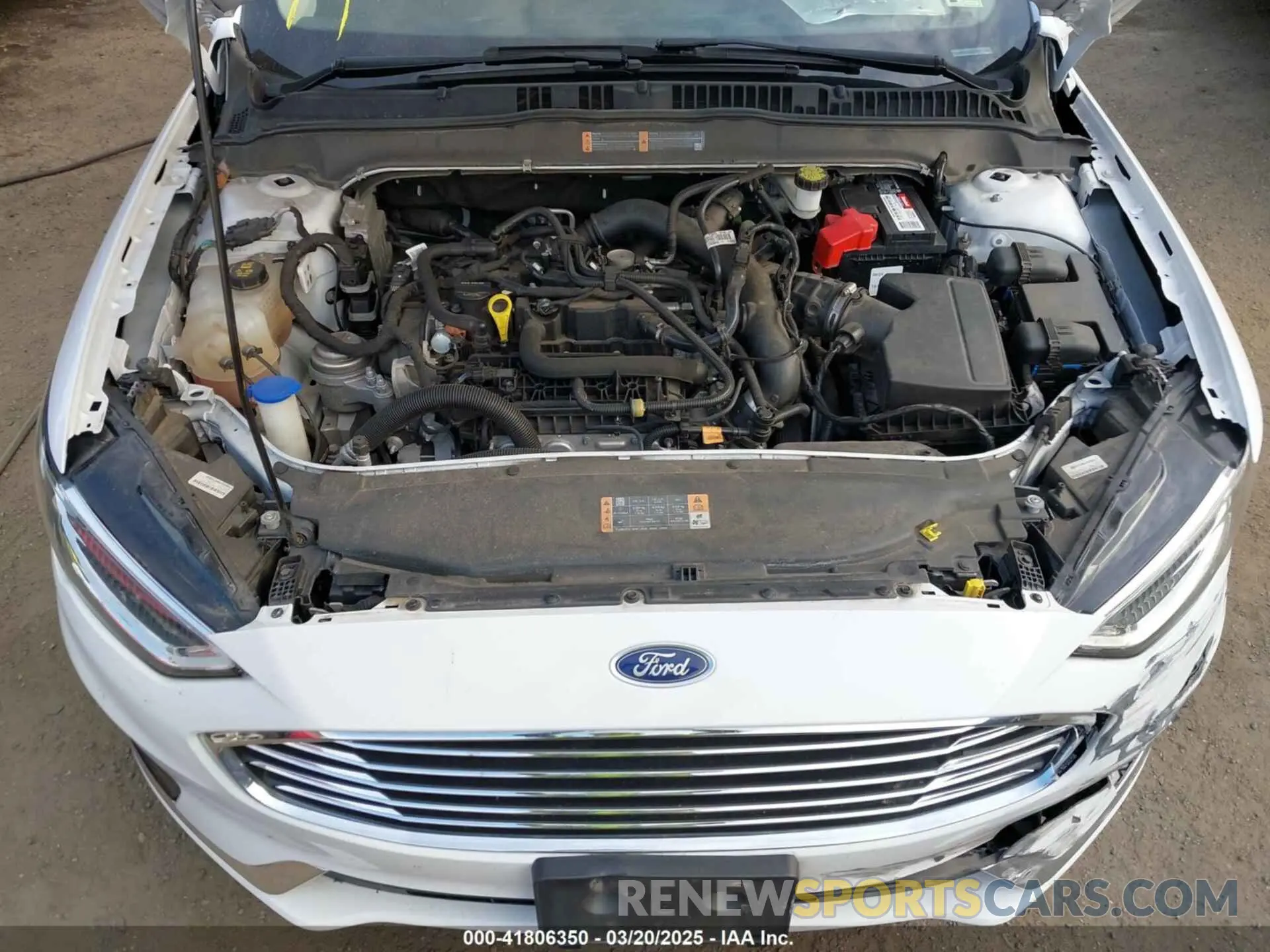 10 Photograph of a damaged car 3FA6P0CD5KR224619 FORD FUSION 2019