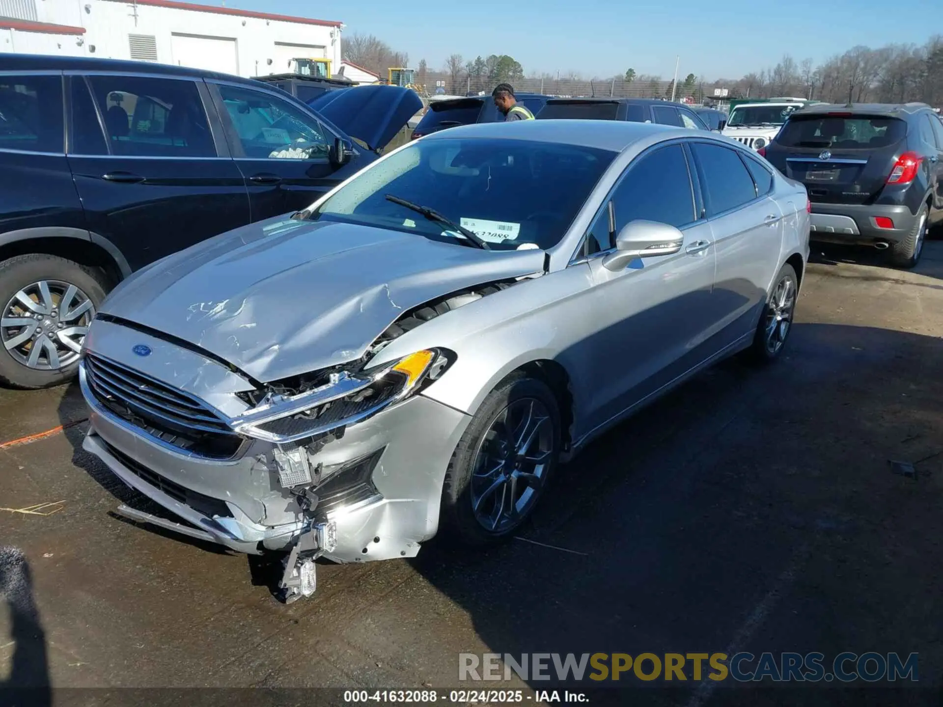 2 Photograph of a damaged car 3FA6P0CD5KR270726 FORD FUSION 2019