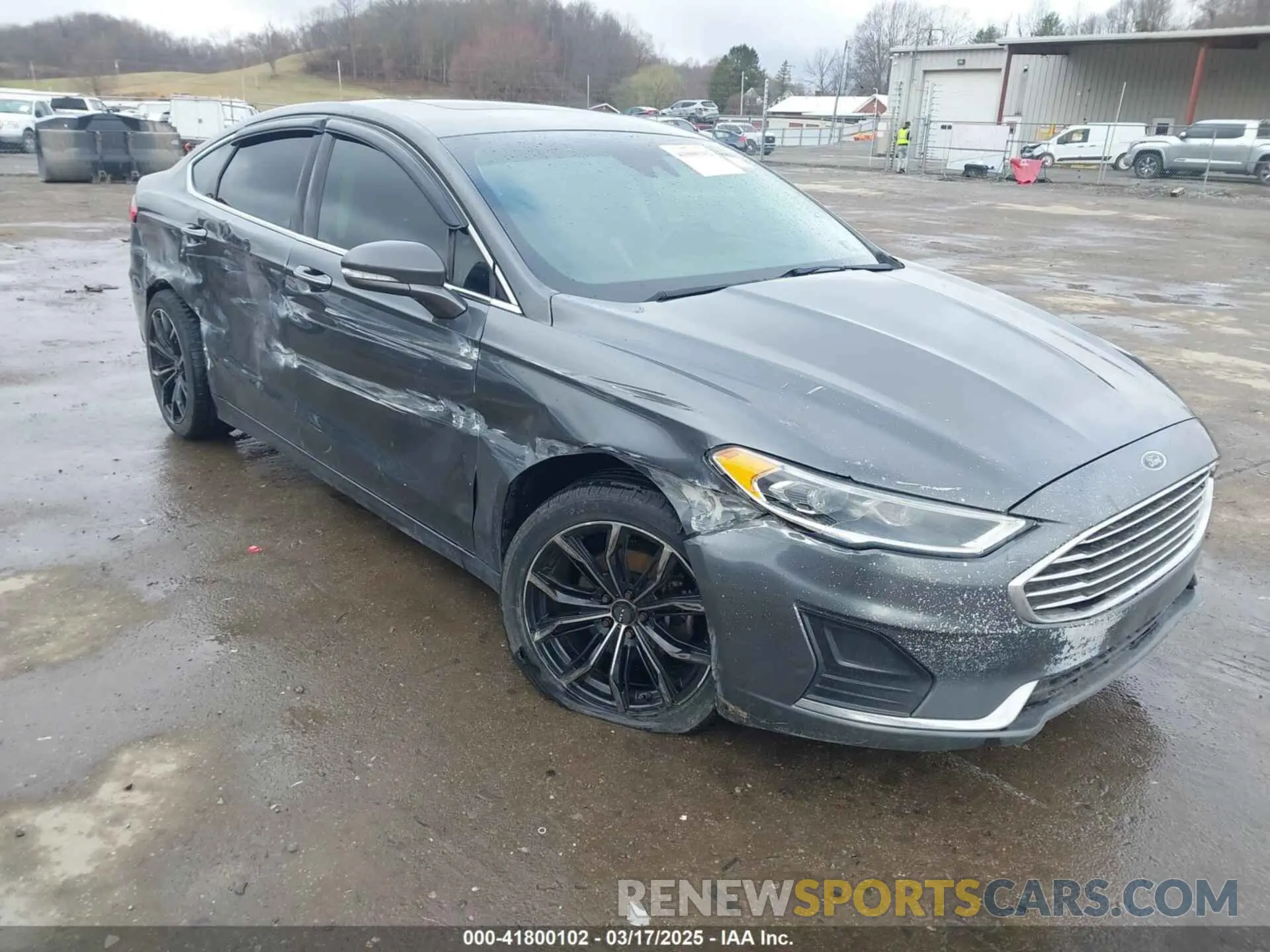 1 Photograph of a damaged car 3FA6P0CD6KR141832 FORD FUSION 2019