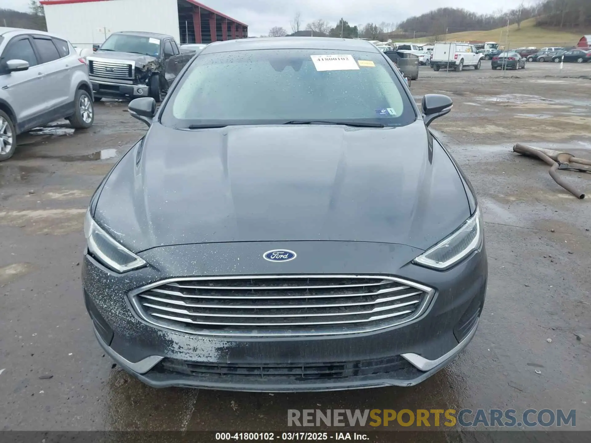 13 Photograph of a damaged car 3FA6P0CD6KR141832 FORD FUSION 2019