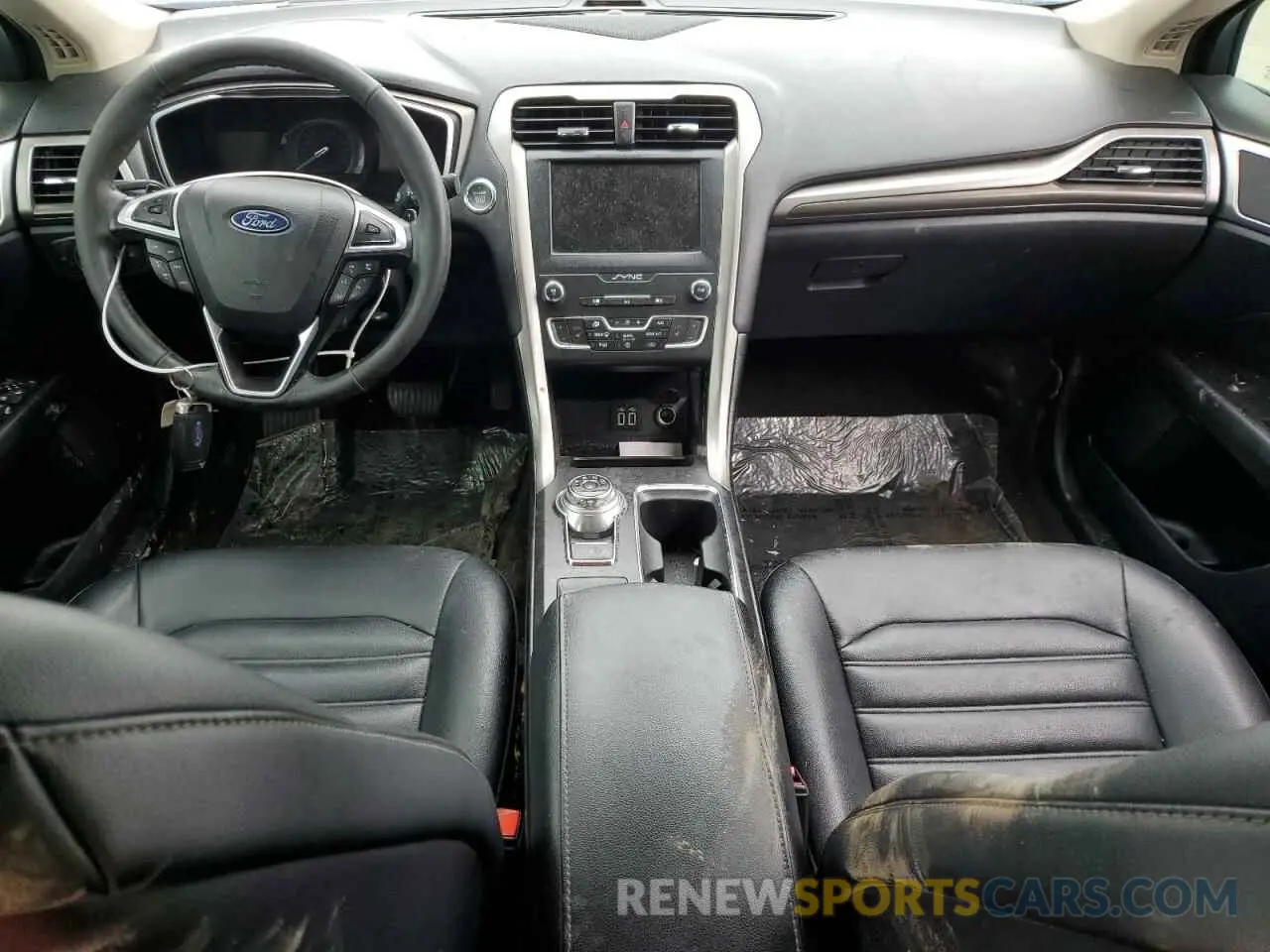 8 Photograph of a damaged car 3FA6P0CD6KR219753 FORD FUSION 2019