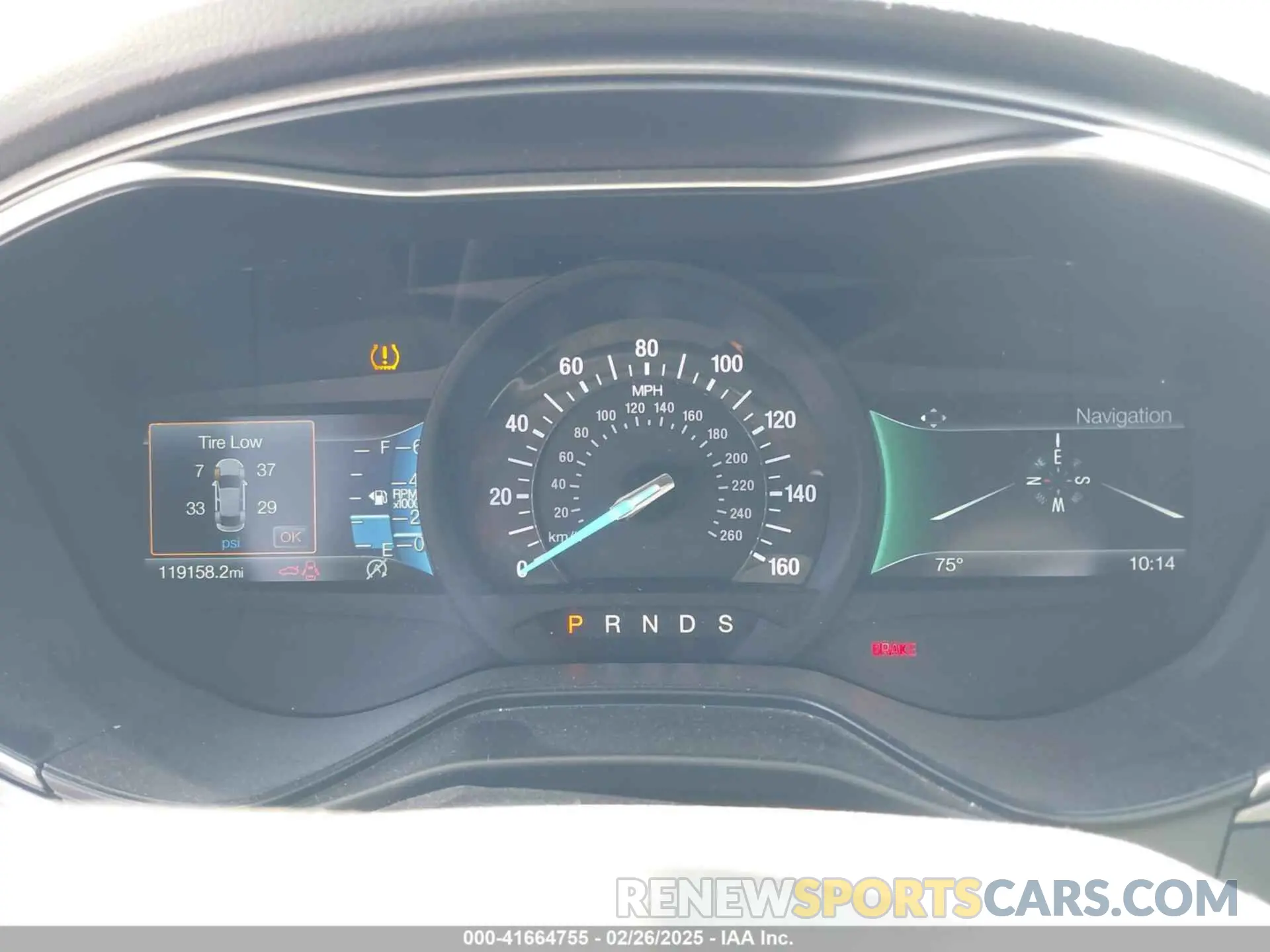 7 Photograph of a damaged car 3FA6P0CD7KR134405 FORD FUSION 2019
