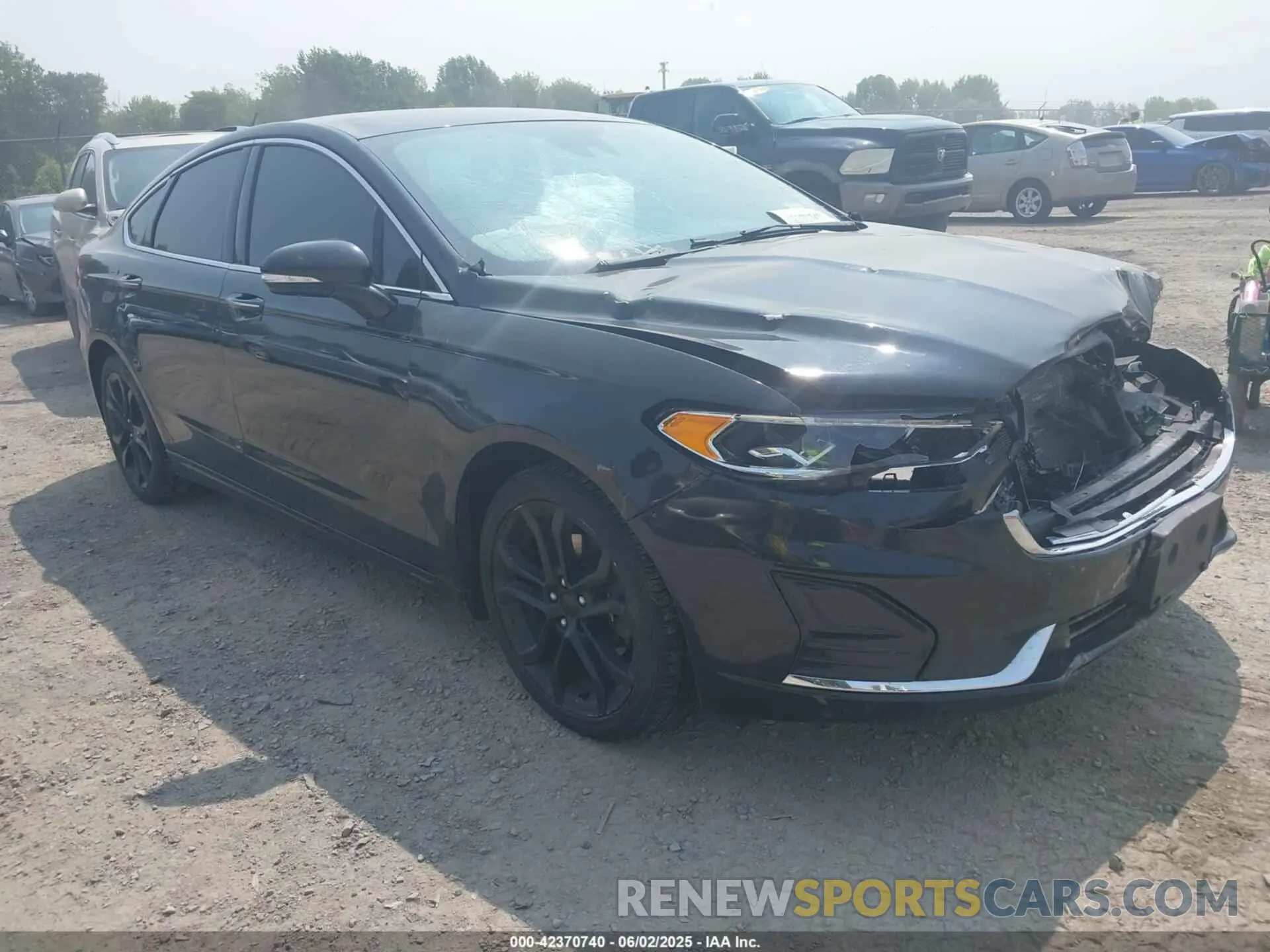 1 Photograph of a damaged car 3FA6P0CD8KR181748 FORD FUSION 2019