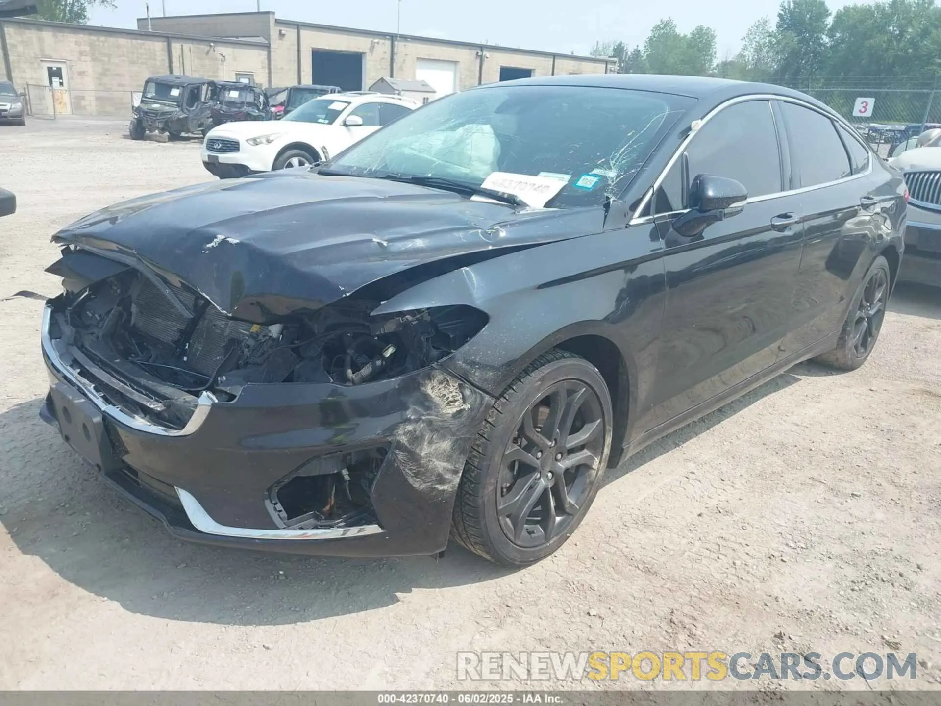 2 Photograph of a damaged car 3FA6P0CD8KR181748 FORD FUSION 2019
