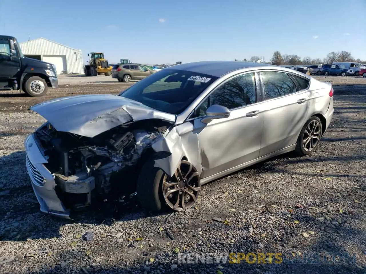 1 Photograph of a damaged car 3FA6P0CD8KR238434 FORD FUSION 2019