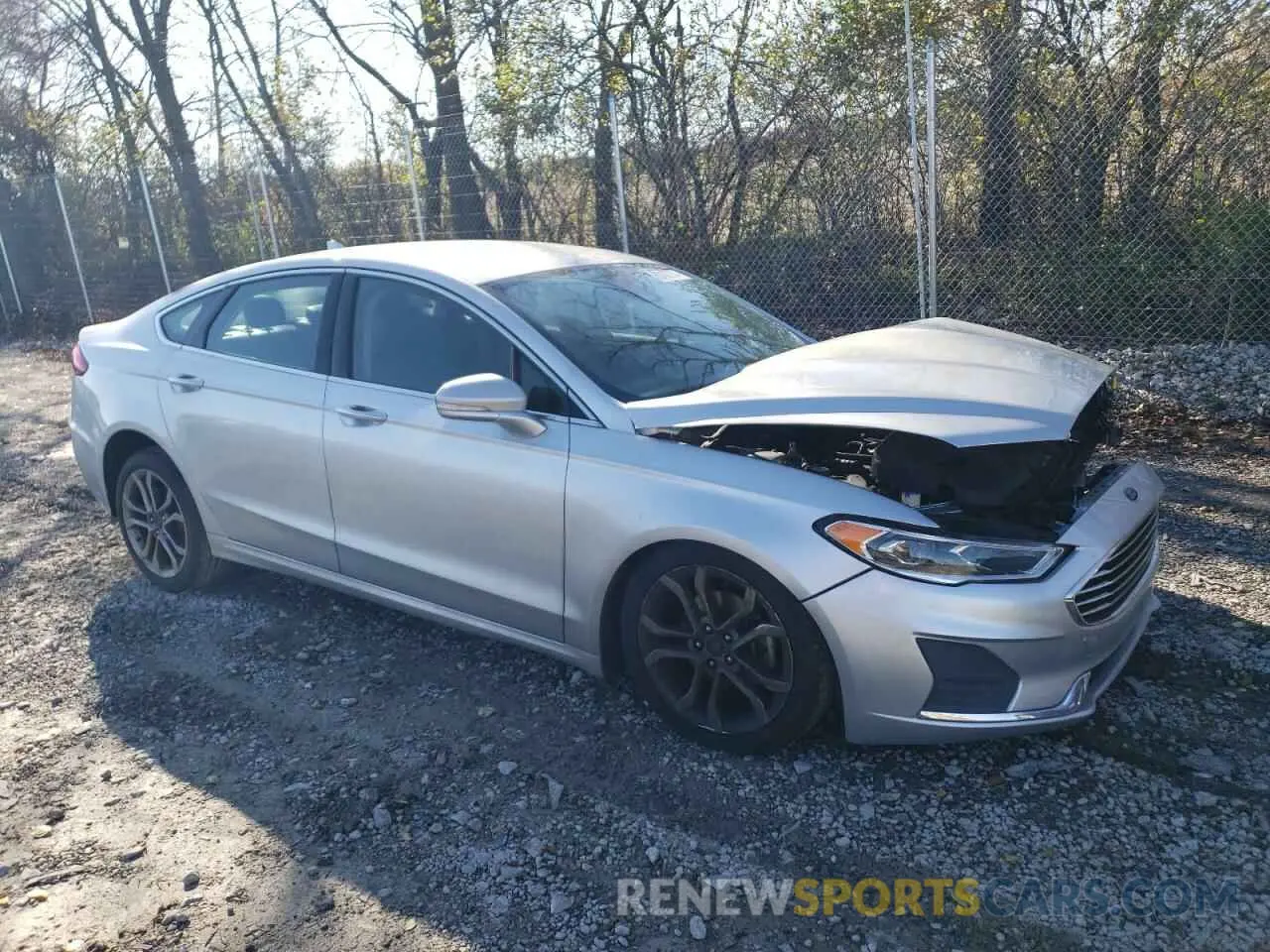 4 Photograph of a damaged car 3FA6P0CD8KR238434 FORD FUSION 2019
