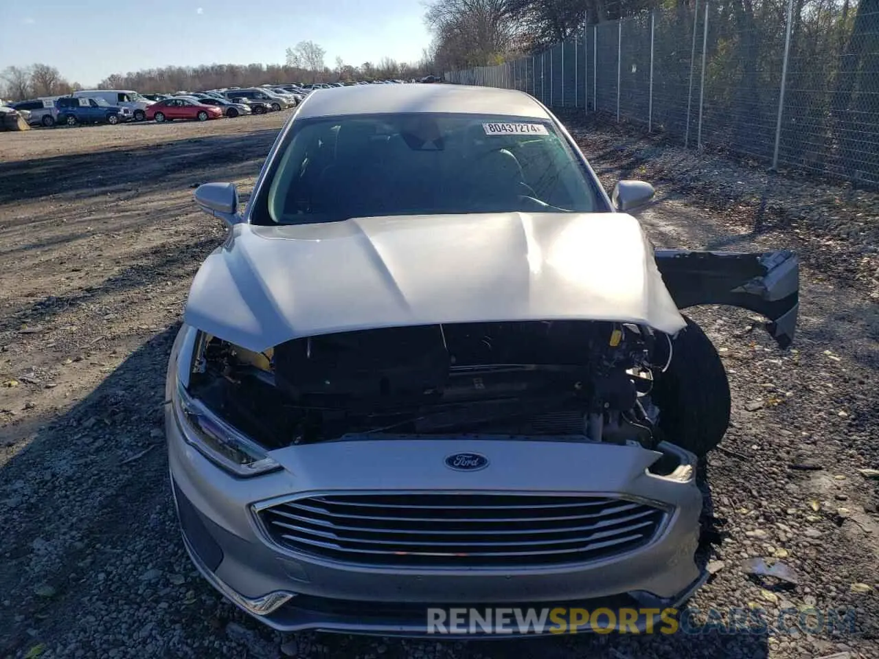 5 Photograph of a damaged car 3FA6P0CD8KR238434 FORD FUSION 2019