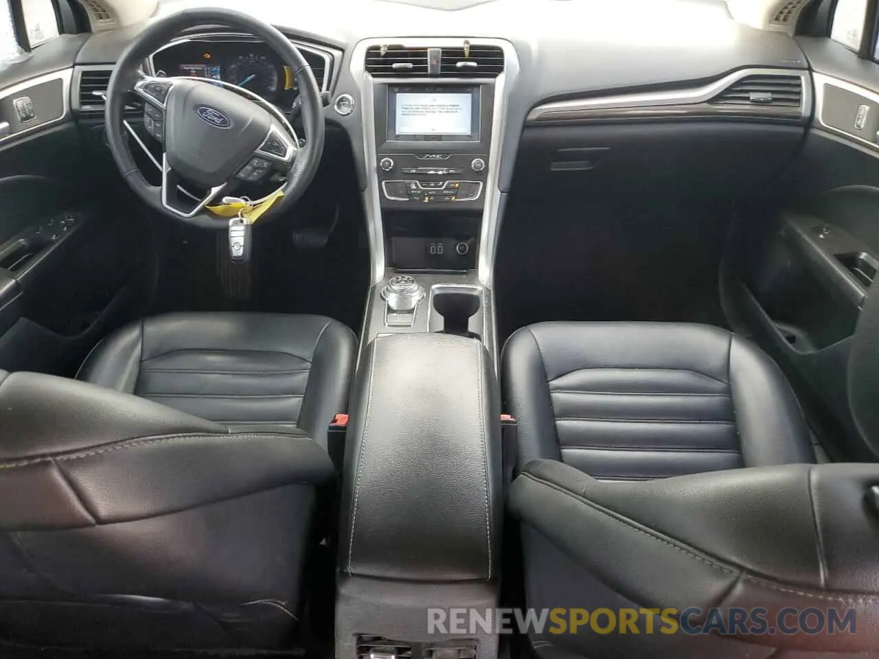 8 Photograph of a damaged car 3FA6P0CD9KR138343 FORD FUSION 2019