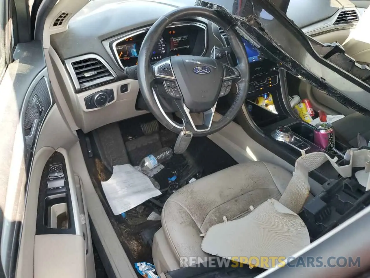 8 Photograph of a damaged car 3FA6P0CD9KR138486 FORD FUSION 2019