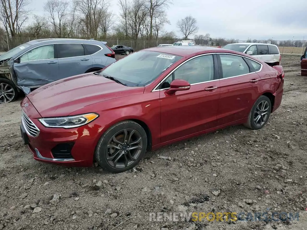 1 Photograph of a damaged car 3FA6P0CD9KR219746 FORD FUSION 2019