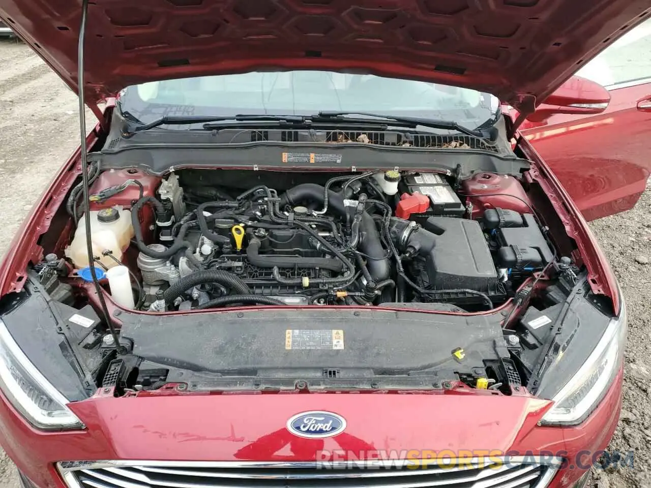 13 Photograph of a damaged car 3FA6P0CD9KR219746 FORD FUSION 2019