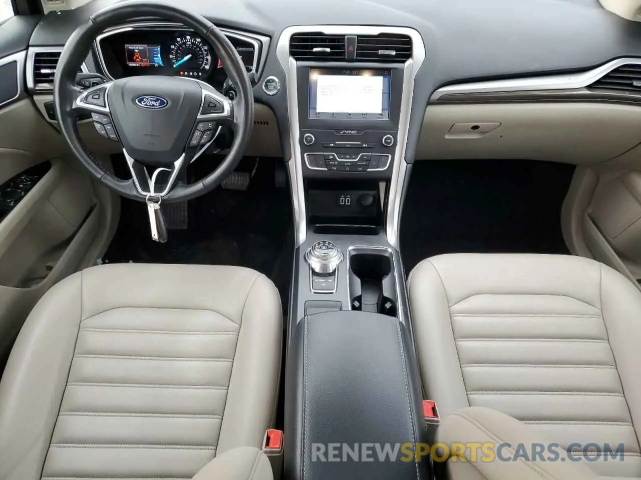 8 Photograph of a damaged car 3FA6P0CD9KR219746 FORD FUSION 2019