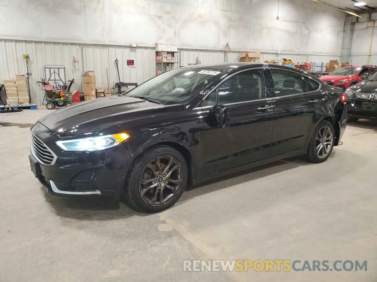 1 Photograph of a damaged car 3FA6P0CDXKR102578 FORD FUSION 2019