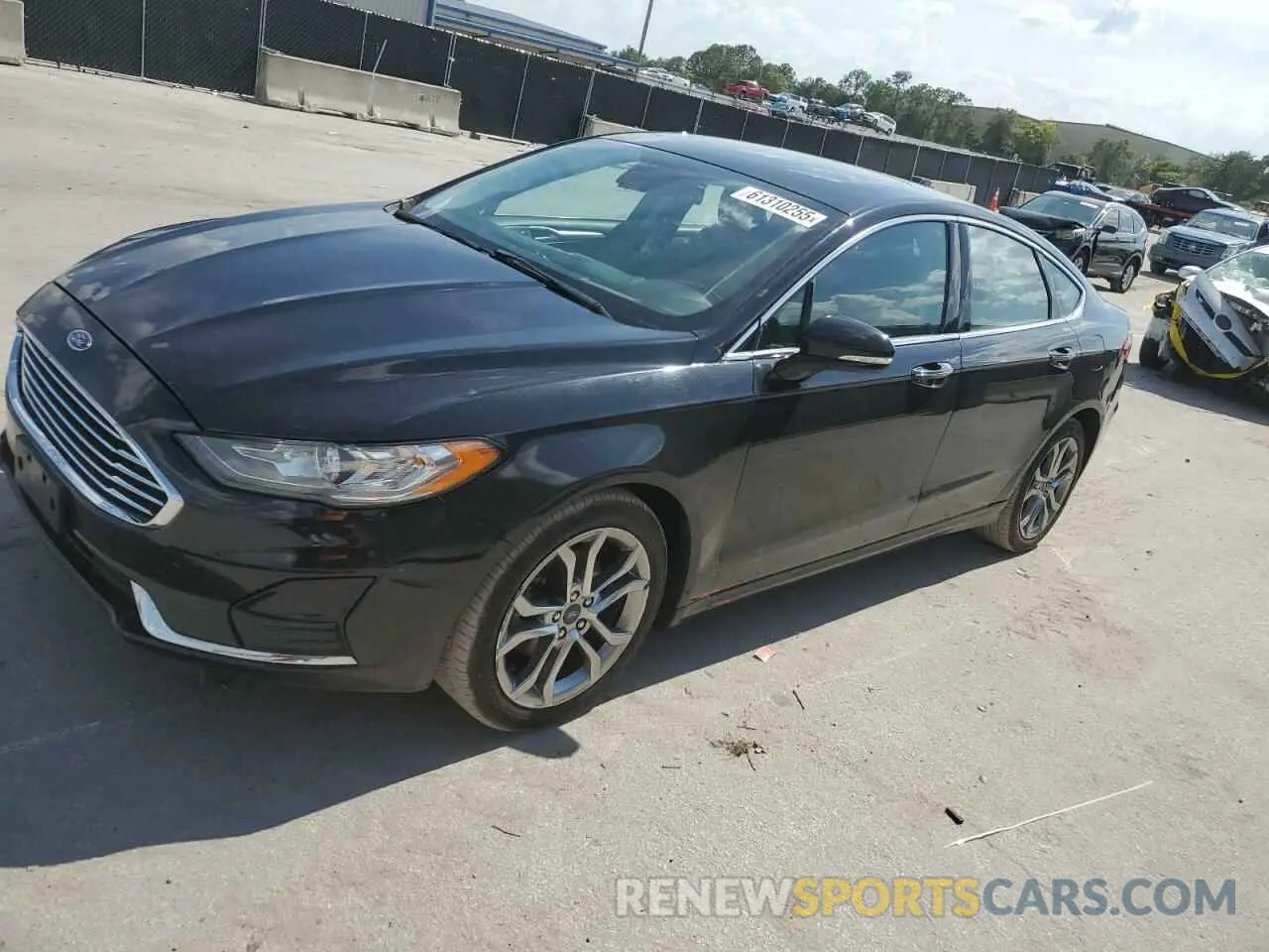 1 Photograph of a damaged car 3FA6P0CDXKR110552 FORD FUSION 2019