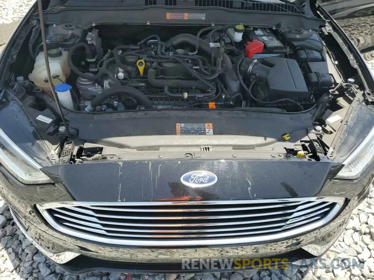 11 Photograph of a damaged car 3FA6P0CDXKR162232 FORD FUSION 2019