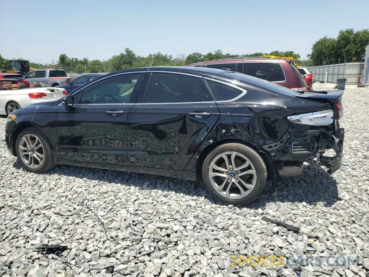 2 Photograph of a damaged car 3FA6P0CDXKR162232 FORD FUSION 2019