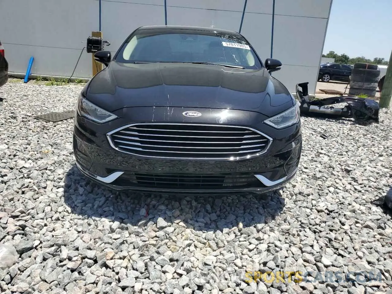 5 Photograph of a damaged car 3FA6P0CDXKR162232 FORD FUSION 2019