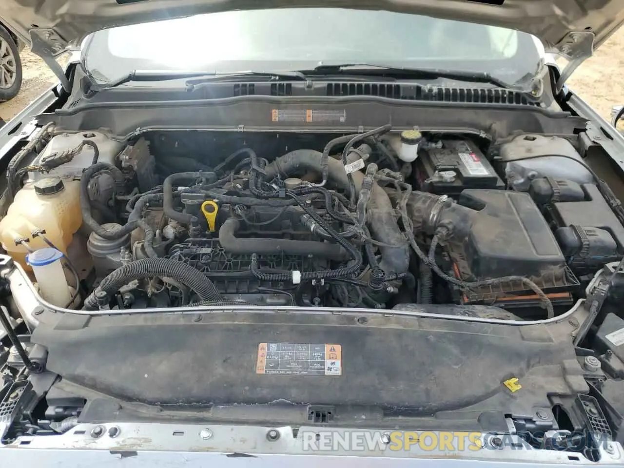 11 Photograph of a damaged car 3FA6P0CDXKR237852 FORD FUSION 2019