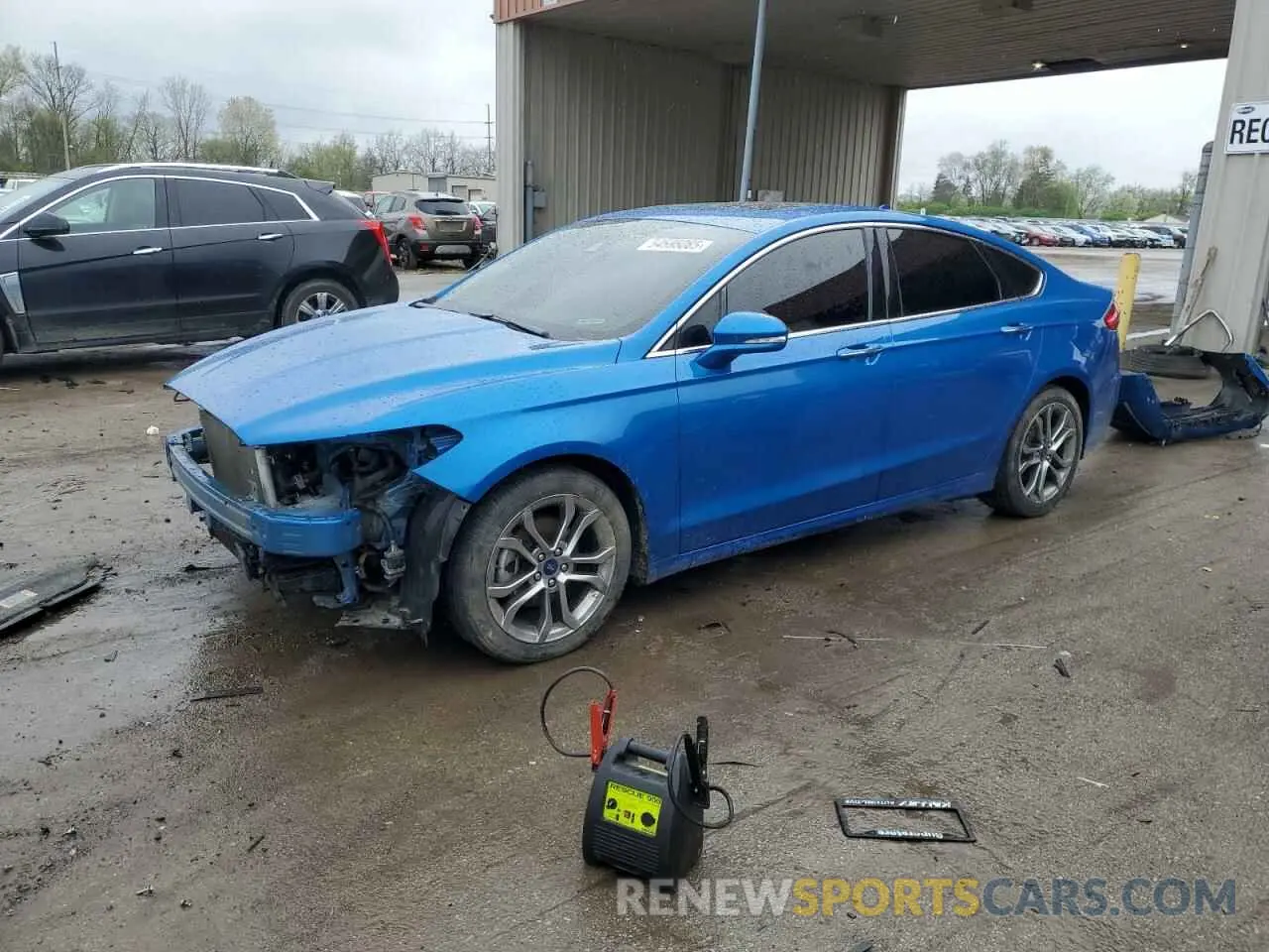 1 Photograph of a damaged car 3FA6P0CDXKR253422 FORD FUSION 2019