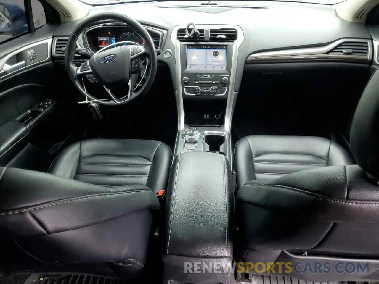 8 Photograph of a damaged car 3FA6P0CDXKR253422 FORD FUSION 2019