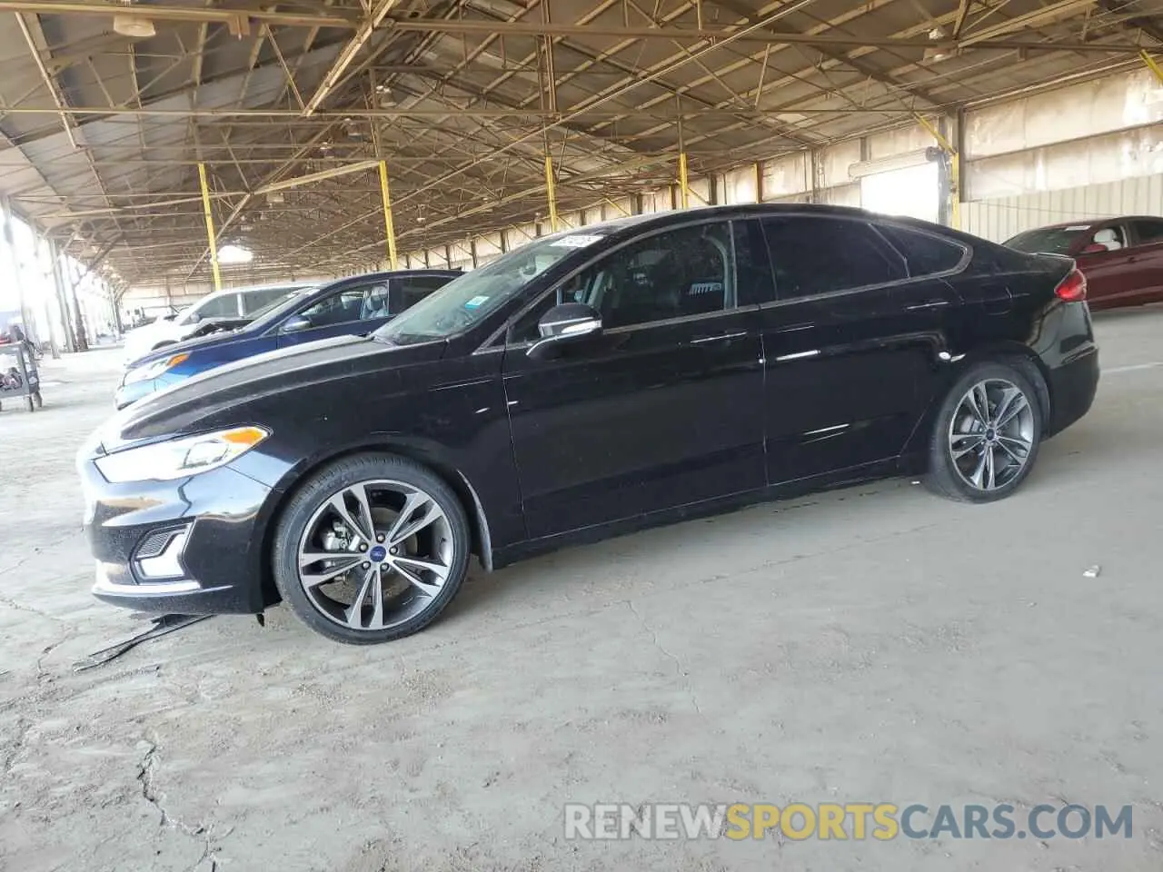 1 Photograph of a damaged car 3FA6P0D90KR116340 FORD FUSION 2019