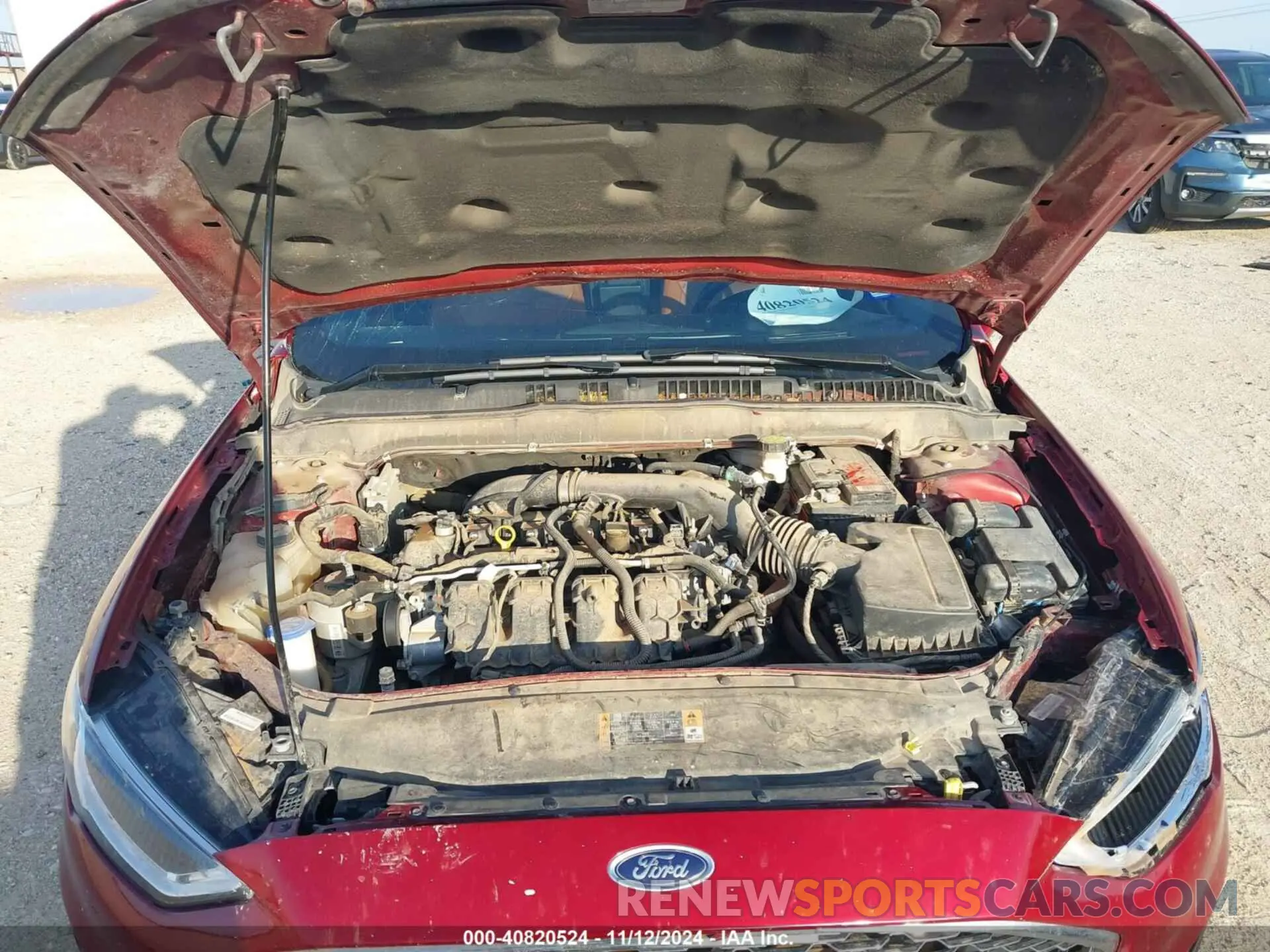 10 Photograph of a damaged car 3FA6P0D90KR241936 FORD FUSION 2019