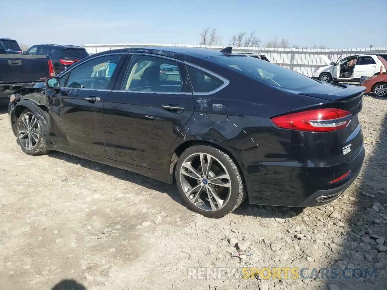 2 Photograph of a damaged car 3FA6P0D91KR124124 FORD FUSION 2019
