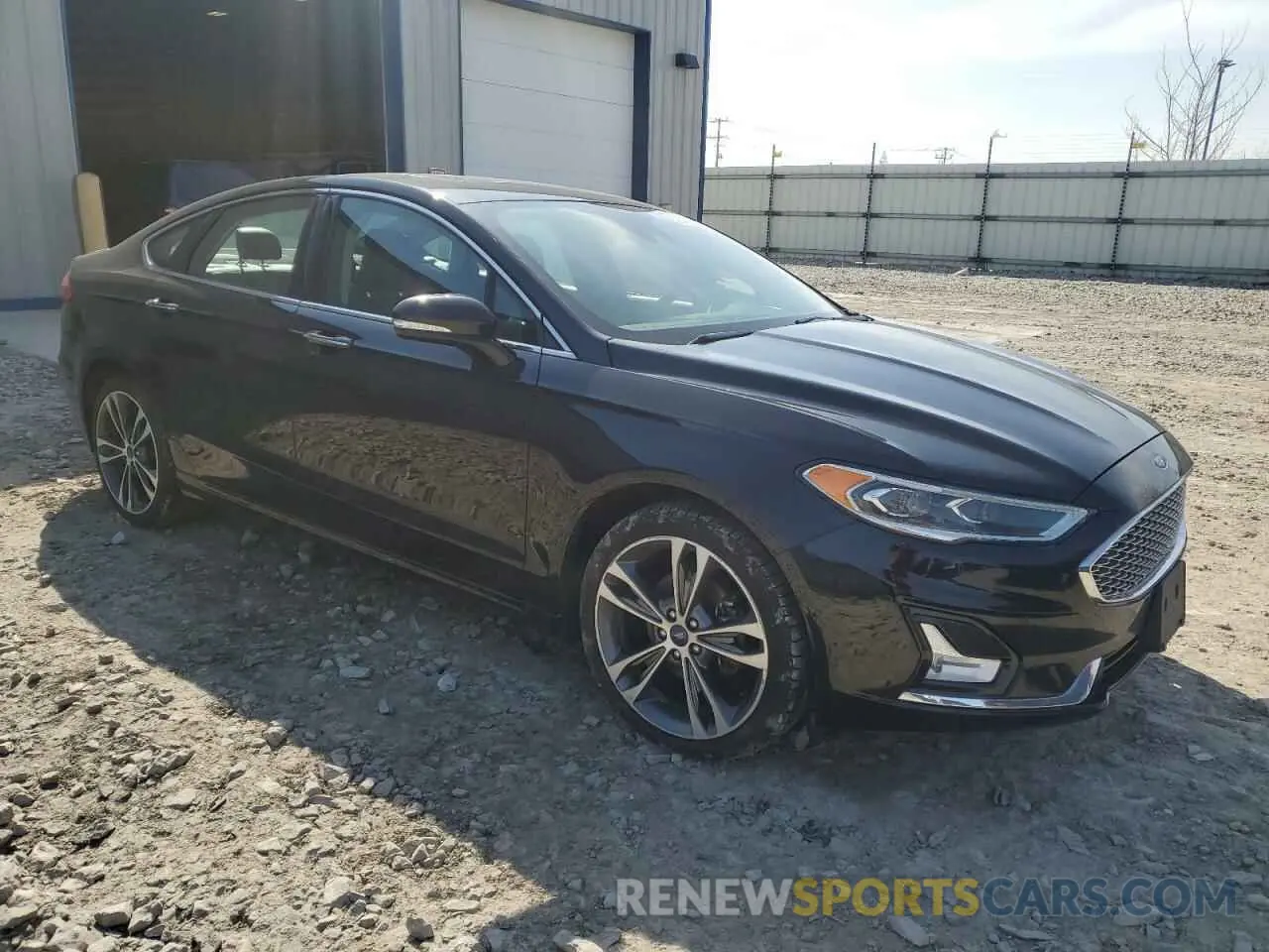 4 Photograph of a damaged car 3FA6P0D91KR124124 FORD FUSION 2019