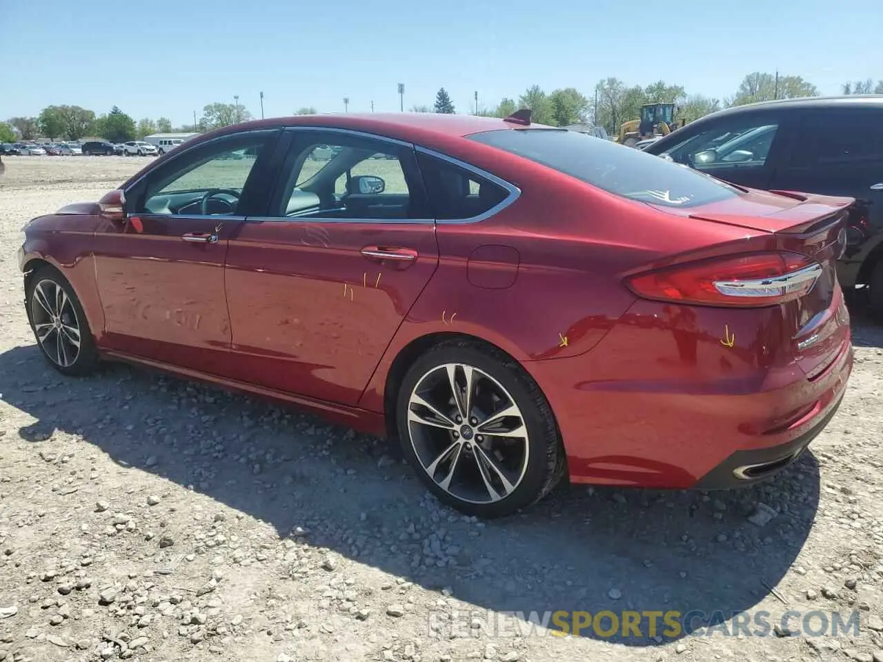 2 Photograph of a damaged car 3FA6P0D91KR205463 FORD FUSION 2019