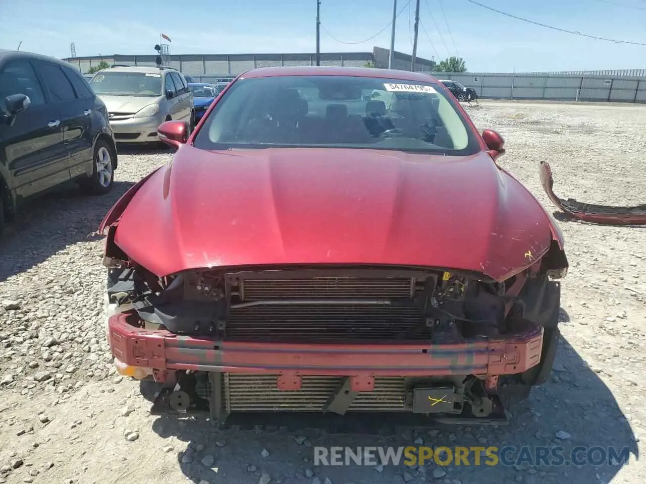5 Photograph of a damaged car 3FA6P0D91KR205463 FORD FUSION 2019