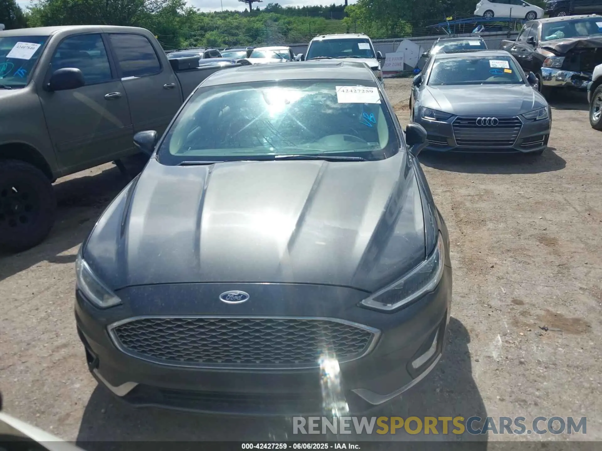 12 Photograph of a damaged car 3FA6P0D91KR256445 FORD FUSION 2019