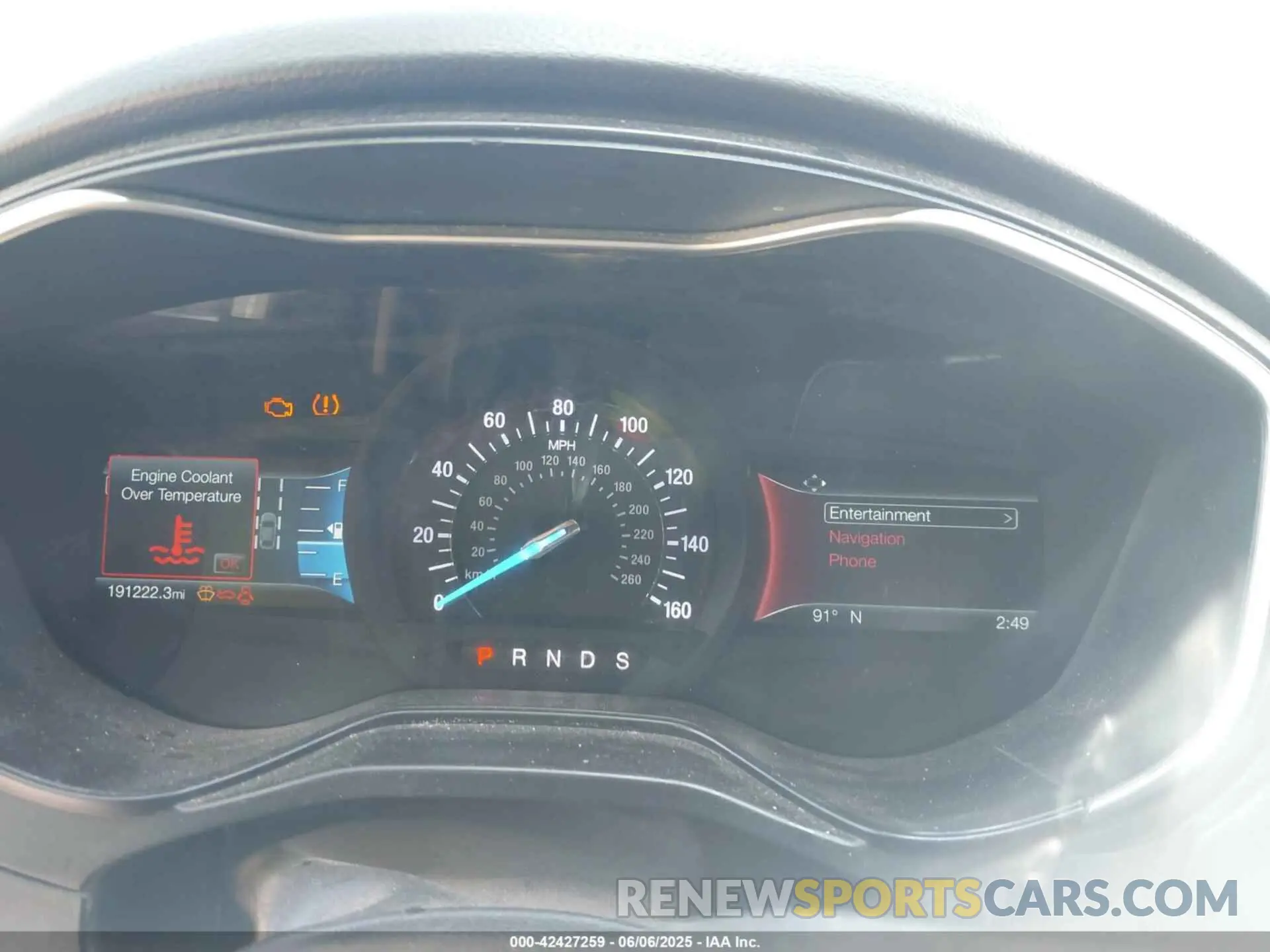7 Photograph of a damaged car 3FA6P0D91KR256445 FORD FUSION 2019